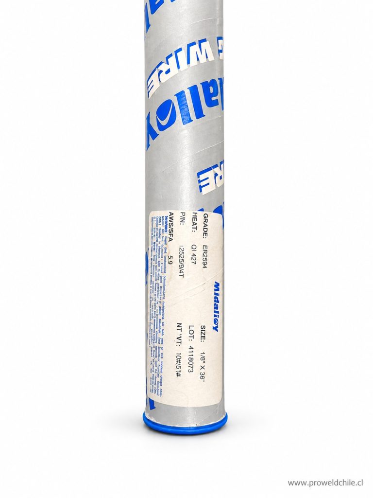 Aporte TIG Midalloy Super Duplex ER2594