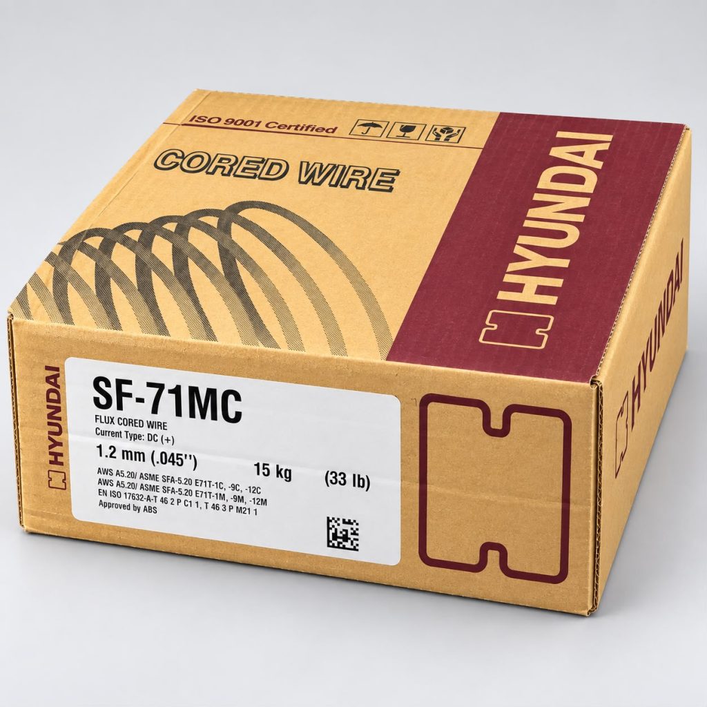 Alambre tubular Hyundai SF-71MC — vista del producto
